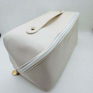 Trousse de Toilette Blanc Beige